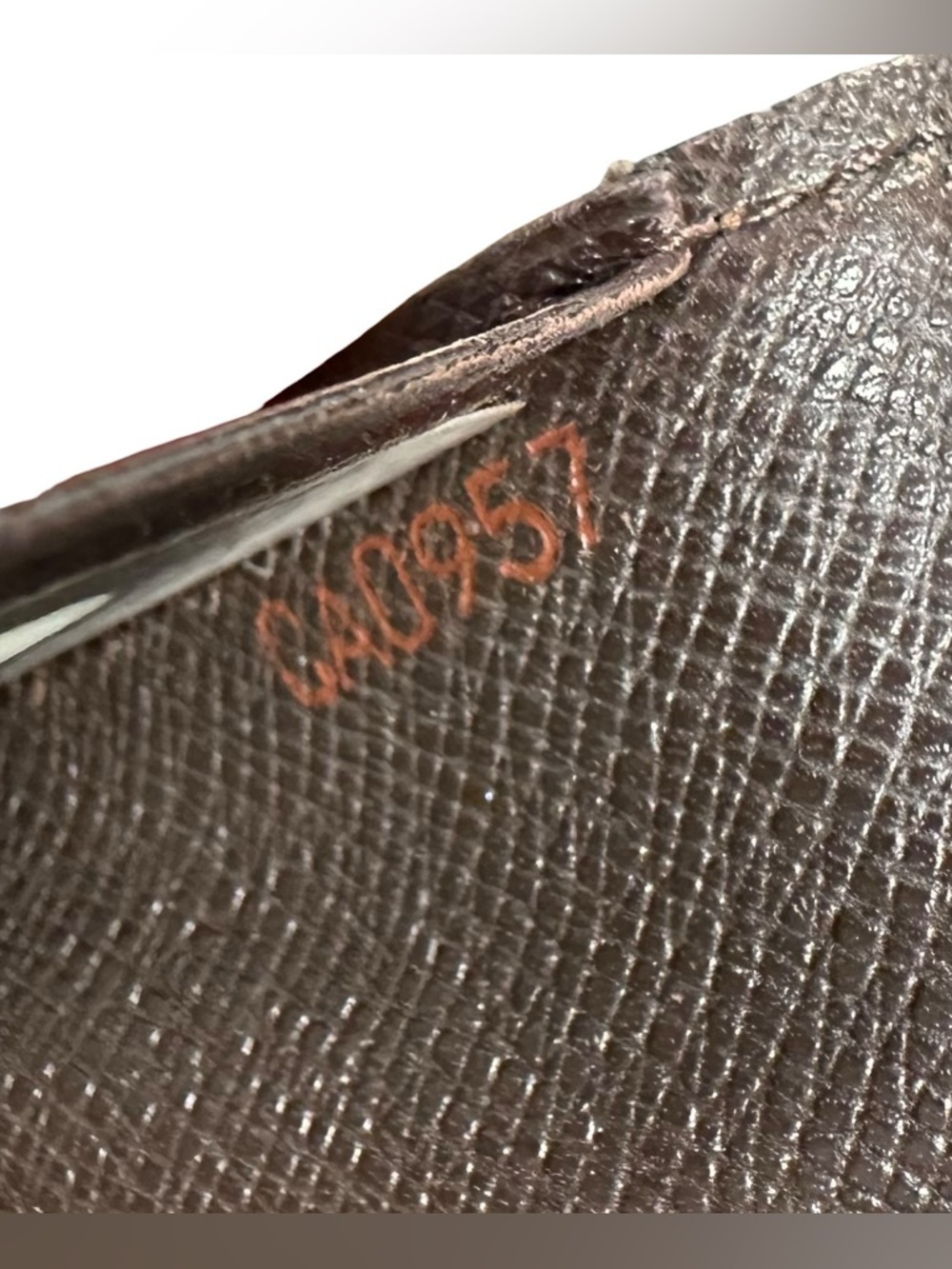 Louis Vuitton Brown Checkered Compact Wallet - Picture 7 of 11